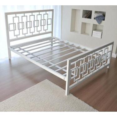 Imagem de APARADOR COM GRADE ESTILO INDUSTRIAL AÇO MDF AP04 Informar cor da estr