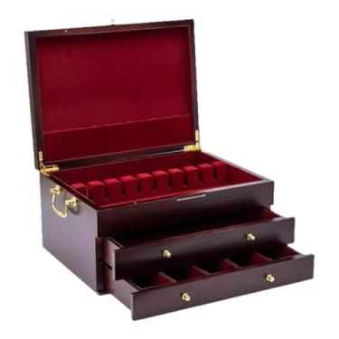 Imagem de AFXGUSD Caixa Organizadora de Talheres com Tampa, Versátil para Guardar Talheres.