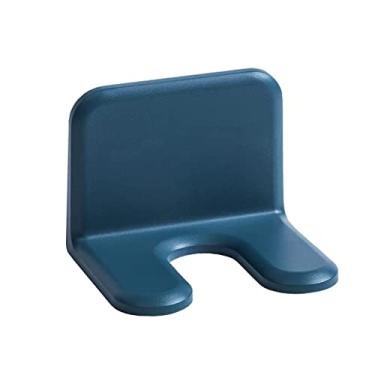 Imagem de Suporte para secador de cabelo, suporte de parede para secador de cabelo, cabide simples para secador de cabelo, banheiro, suporte de armazenamento para secador de cabelo, prateleira para secador de