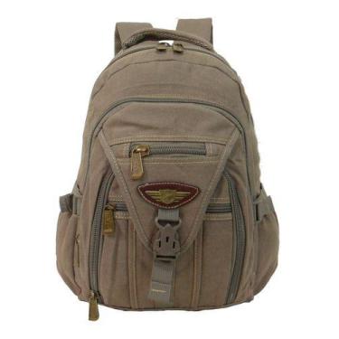 Imagem de Mochila Lona Resistente Escolar Trabalho Masculino Feminino - Keuven, 