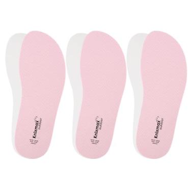 Imagem de Knixmax 3 pares de palmilhas Crocs confortáveis confortáveis para homens e mulheres de substituição larga palmilhas para sapatos Birkenstock sandálias planas para jardim
