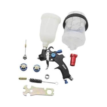 Imagem de Pistola De Pintura Mini Com Bicos De 1.0MM E 0.8MM, Tanque De 400CC E 