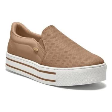Imagem de Tênis Feminino Via Marte Slip On Flatform Confortável 010.009 (Macchiato, BR, Adulto, Numérico, 39)