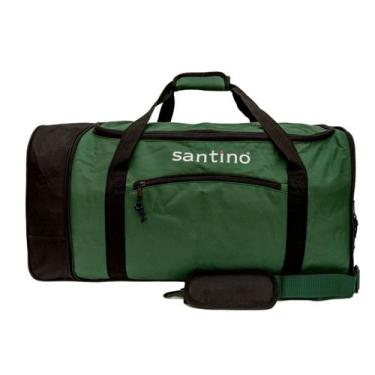 Imagem de Mala Sacola Bolsa de Viagem Dobrável Mao Transversal com Rodinha Tecid