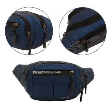 Imagem de Pochete masculina nova bolsa estilosa cintura motoqueiro multiuso - Yi