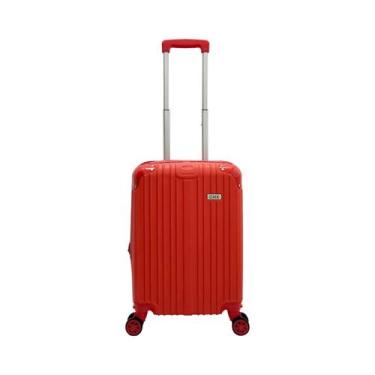 Imagem de Mala de Viagem Bordo Expansiva Rígida Rodinha Dupla Cadeado Avião mão 