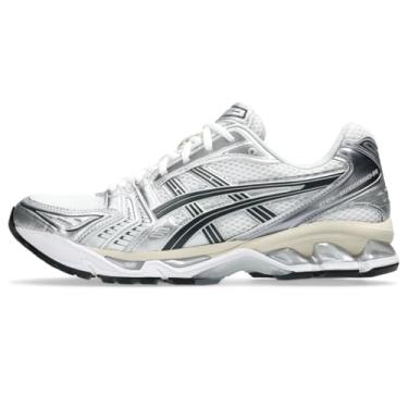 Imagem de ASICS Gel-Kayano 14 Tênis, Branco/cinza grafite, 9.5 Women/8 Men
