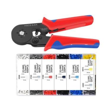 Imagem de Alicate De Crimpagem HSC8 Para Terminais De Fios E Tubos, Ferramenta E