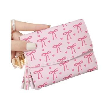 Imagem de Carteira Curta Multifuncional Feminina De Moda, Porta-Cartões De Crédi