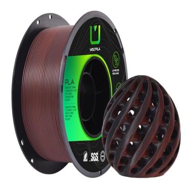 Imagem de Filamento Pla Matte Duo Color Multfila Para Impressora 3d 1kg 1.75mm Cor Preto e Vermelho