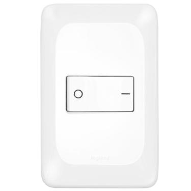 Imagem de Interruptor Bipolar 10 Ampères 4x2 - Lgx010b - Pial Interruptor Bipolar 10a 4x2 Pial Pop - Lgx010b - Pial