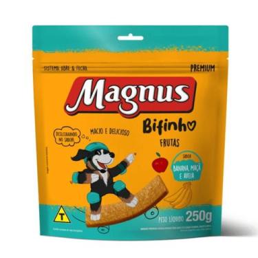 Imagem de Magnus Bifinho Frutas Cães Adultos Banana, Maçã e Aveia 250g - ADIMAX