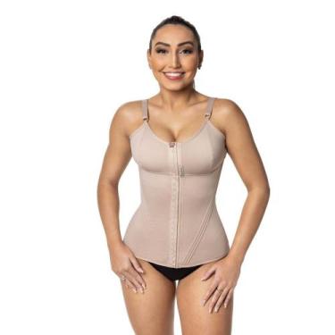 Imagem de Cinta Modeladora Redutora Corpete 16 Barbatanas 5130 Mabella Cor:Preto