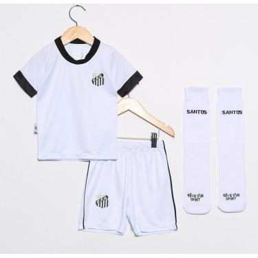 Imagem de Conjunto Infantil Santos Uniforme Artilheiro Oficial