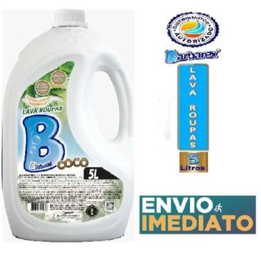 Imagem de Lava roupas liquido 5l coco - barbarex