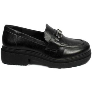 Imagem de Sapato Loafer Via Marte Napa Biker Feminino 246-008-01-Feminino