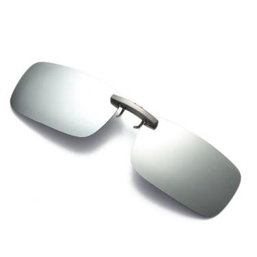 Imagem de Lentes Clip On Sobrepõe Óculos Polarizada e com Proteção UV400 - Vinki