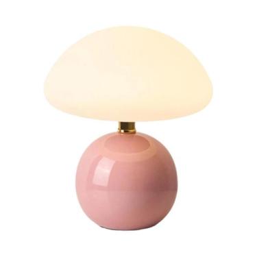 Imagem de Abajur de Mesa LED com 5 Cores - Branco, Rosa, Vermelho, Bege e Laranj