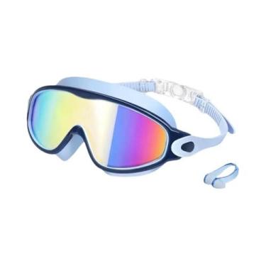 Imagem de Óculos De Natação Coloridos Para Crianças Com Visão Ampla, Anti-UV, An