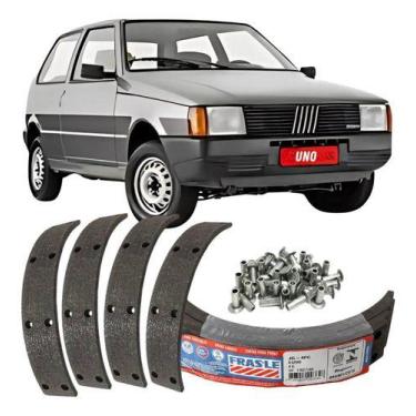 Imagem de Jogo lona freio traseira uno fiorino elba premio fiat 147 - Fras-le