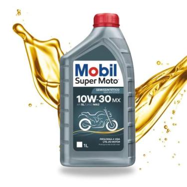 Imagem de Óleo Mobil 10w30 Semissintético 4 Tempos 1 Litro