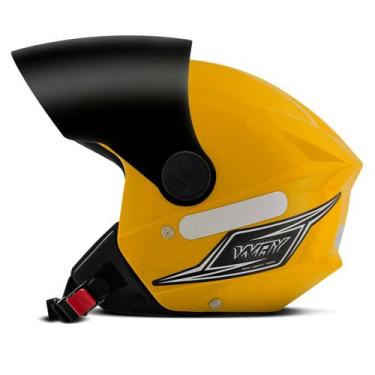 Imagem de Capacete Moto Aberto Mixs Way Viseira Fumê Masculino Feminino Confortá