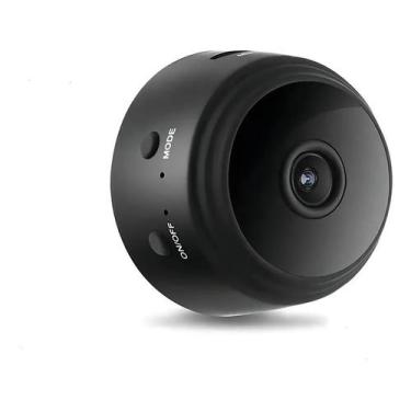 Imagem de Mini Câmera Espiã SV A9 Wi-Fi Segurança 2MP Preto Para Inter - Congrat