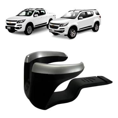 Imagem de Porta Copos S10 E Trailblazer 2017 Em Diante Preto Com Bord - Congratu