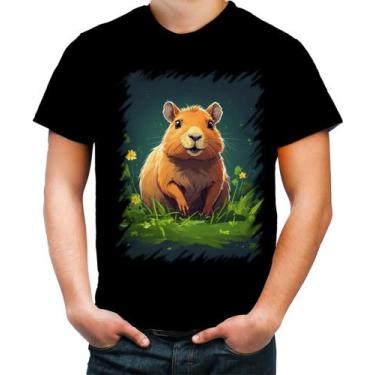 Imagem de Camiseta Colorida Capivara do Bem Animalzinho 8 - Kasubeck Store®, INF