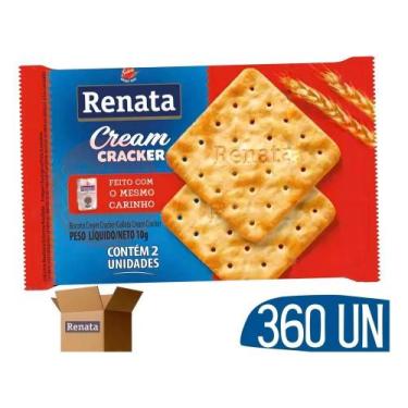 Imagem de Biscoito Cream Cracker Sache Renata Tipo Agua E Sal - 360 Un - Congrat