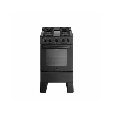 Imagem de Fogão Atlas Milão Glass 4 Bocas Acendimento Automático, BIVOLT, Preto