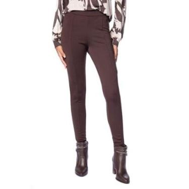 Imagem de Calça Legging Feminina Olho Fatal Peluciada Marrom-Feminino