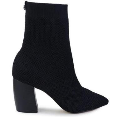 Imagem de Bota Feminina Carrano Knit Black Preta - 1472-Feminino