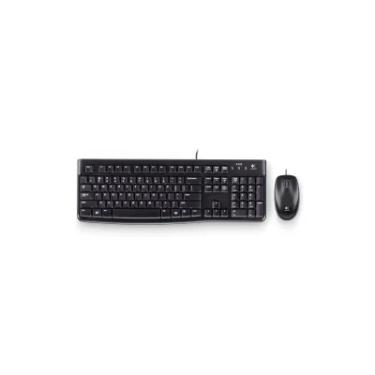 Imagem de Teclado E Mouse Logitech MK120, Resistente À Água, 1000DPI, Preto, ABNT2 - 920-004429