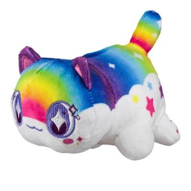 Imagem de Almofada de pelúcia para animais de pelúcia Womise Rainbow Cat Anime C