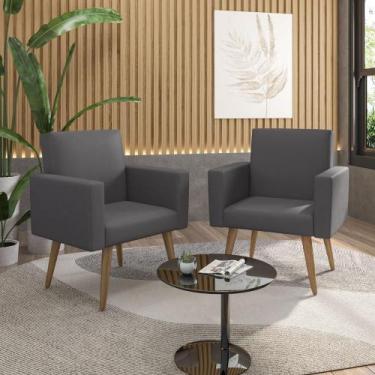Imagem de Kit 2 Poltronas: Elegância E Glamur Absolutos No Salão - Móveis Mafer,