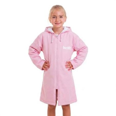 Imagem de Roupão Infantil Natação Parka Capuz Praia Poncho Unissex - Best Fit, R