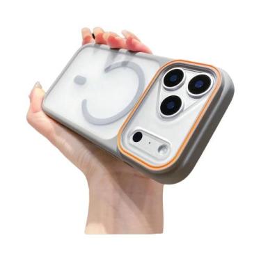 Imagem de Capa Magnética Transparente De TPU Para iPhone 17 16 15 14 13 12 11 pr