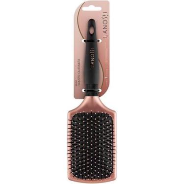 Imagem de Escova Raquete Quadrada Bronzer Lanossi Beauty & Care  Desembaraço Efi