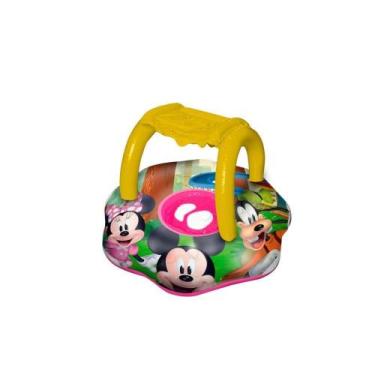 Imagem de Boia bote fralda bebê do Mickey com cobertura infantil e proteção - Et