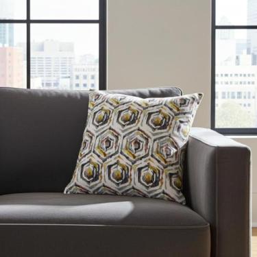 Imagem de Capas para Almofadas 45x45 Estampada - Nallu Decor, Amarelo