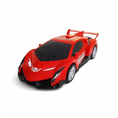 Imagem de Carrinho de Brinquedo Automático Sports Winner com Luz Som e Movimento Vermelho Draik