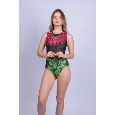 Imagem de Maiô Costas Strappy - Stella Bernardi, Estampado, P