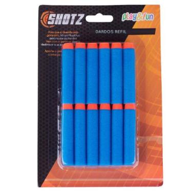 Imagem de Refil 12 dardos CV233265 PF - Play&Fun, Unica
