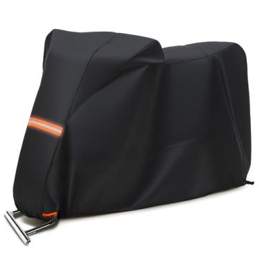 Imagem de Capa para motocicleta SUPCVR 300D Oxford impermeável 245 cm