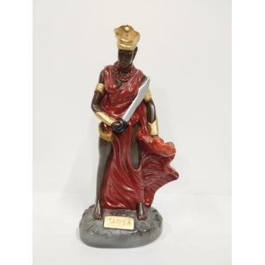 Imagem de Imagem em gesso orixá iansã 24 cm - CASA FÉ