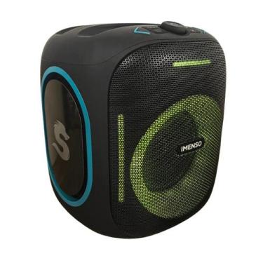 Imagem de Caixa De Som Imenso Bluetooth 120W Bass Boost IPX5 - Imebso, Preto