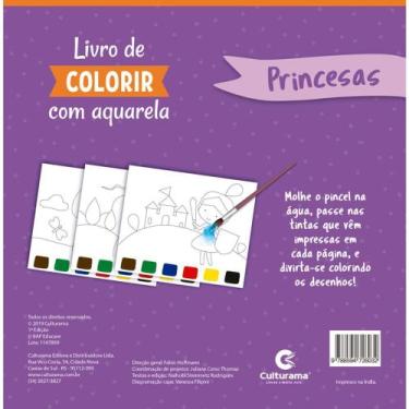 Imagem de Livro Infantil Colorir Aquarela Magica Sortido - Gna