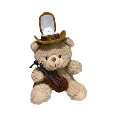 Imagem de Caixa De Anel Em Formato De Urso West Highland Dog: Organizador Criati