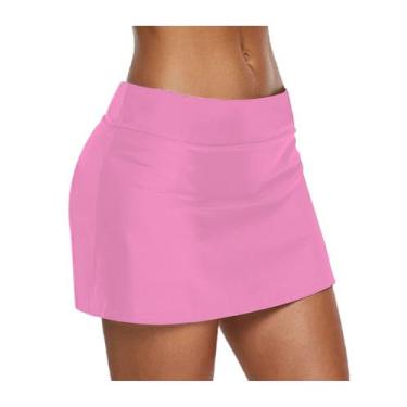Imagem de Mini Saia Lápis Suplex dia dia casual - Topbrasil Fitnesss, Rosa, PP
